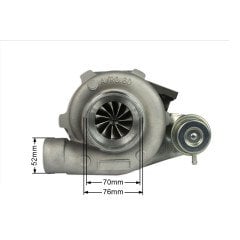 TURBOCHARGER JRSPEC GTX2860RS HYBRID CERAMIC BB