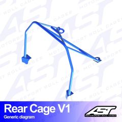 Roll Bar HONDA Civic (3gen) 3-doors Hatchback REAR CAGE V1