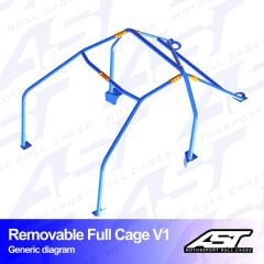 Roll Cage VOLVO 144 4-door Sedan REMOVABLE FULL CAGE V1