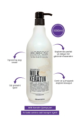 Morfose Milk Keratin Sütü Şampuanı 3'lü Keratin Bakım ve Şekillendirme Seti
