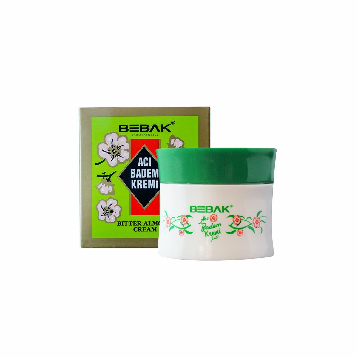 Bebak Acı Badem Kremi Kavanoz 70 ml