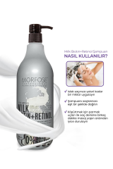 Morfose Sülfatsız Milk Biotin+Retinol İçerikli Tuzsuz Şampuan 1000 ml