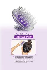Saç Bakım Fırçası, Saç Derisine Masaj Yapan Şampuan Tarağı, Duş Fırçası 2 Adet