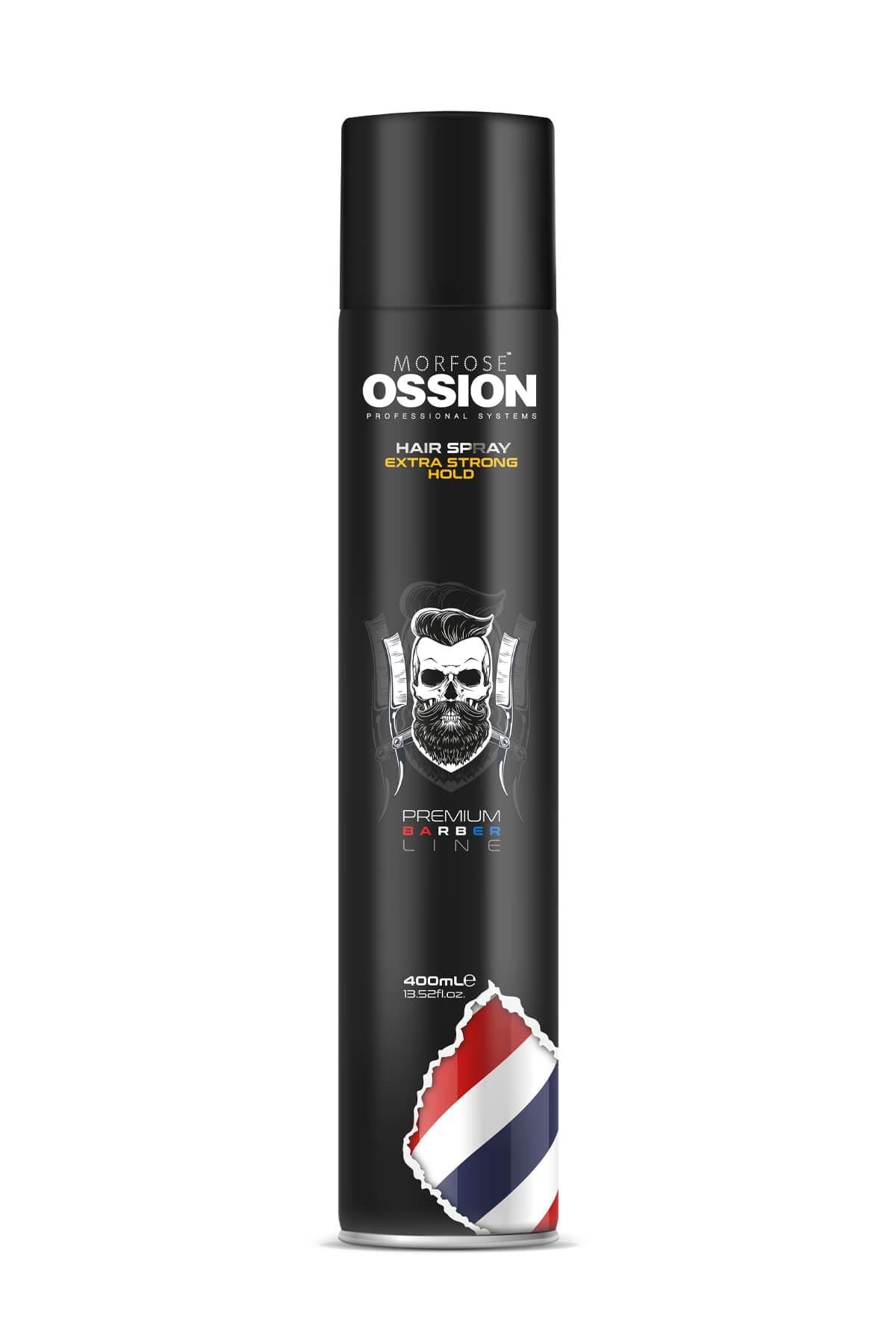 Ossion Premium Barber Line Hair Spray Extra Strong Hold 400 ml