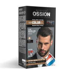 Ossion Pr.Barber Erkek Saç Jel Boya Kahve No:4 Kit 40 ml