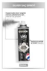 Ossion Premium Barber Line Gümüş Renkli Saç Spreyi 150 ml