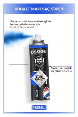 Ossion Premium Barber Line Mavi Renkli Saç Spreyi 150 ml