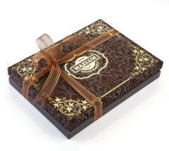 Mazlum Yaldızlı Çikolata Floklu Kutu