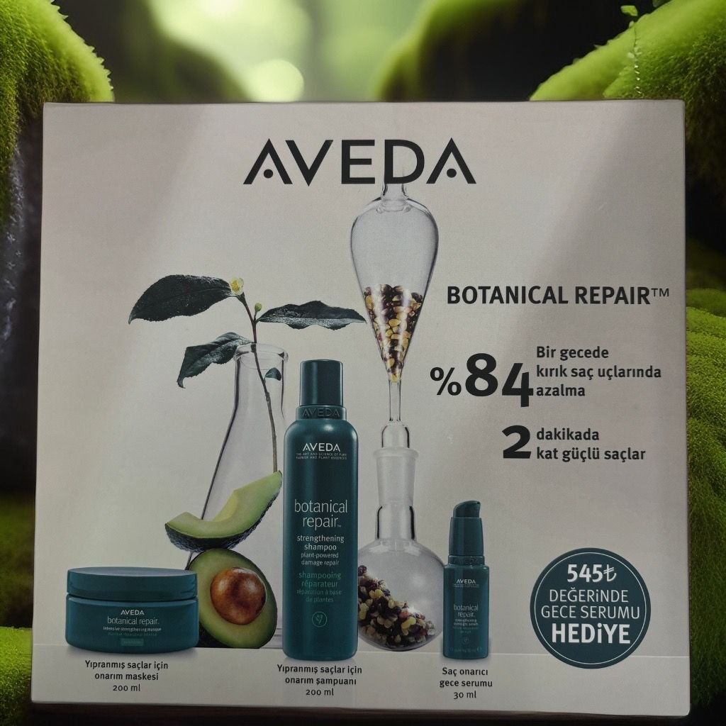 AVEDA Botanical repair serum hediyeli üçlü set