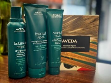 Aveda botanical repair 3'lü set şampuan,krem,durulanmayan bakım kremi