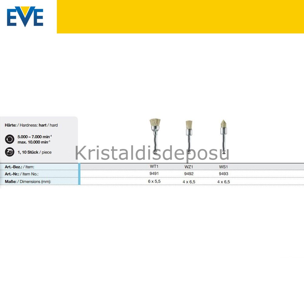 Evebrush Silisyum Carbit İçerikli Cila Dogal Görünüm İçin Set