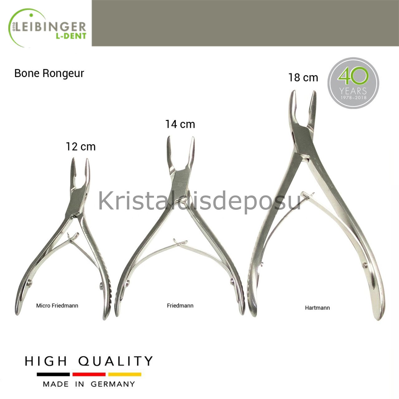 Friedmann Kemik Pensi - Bone Rongeur Set