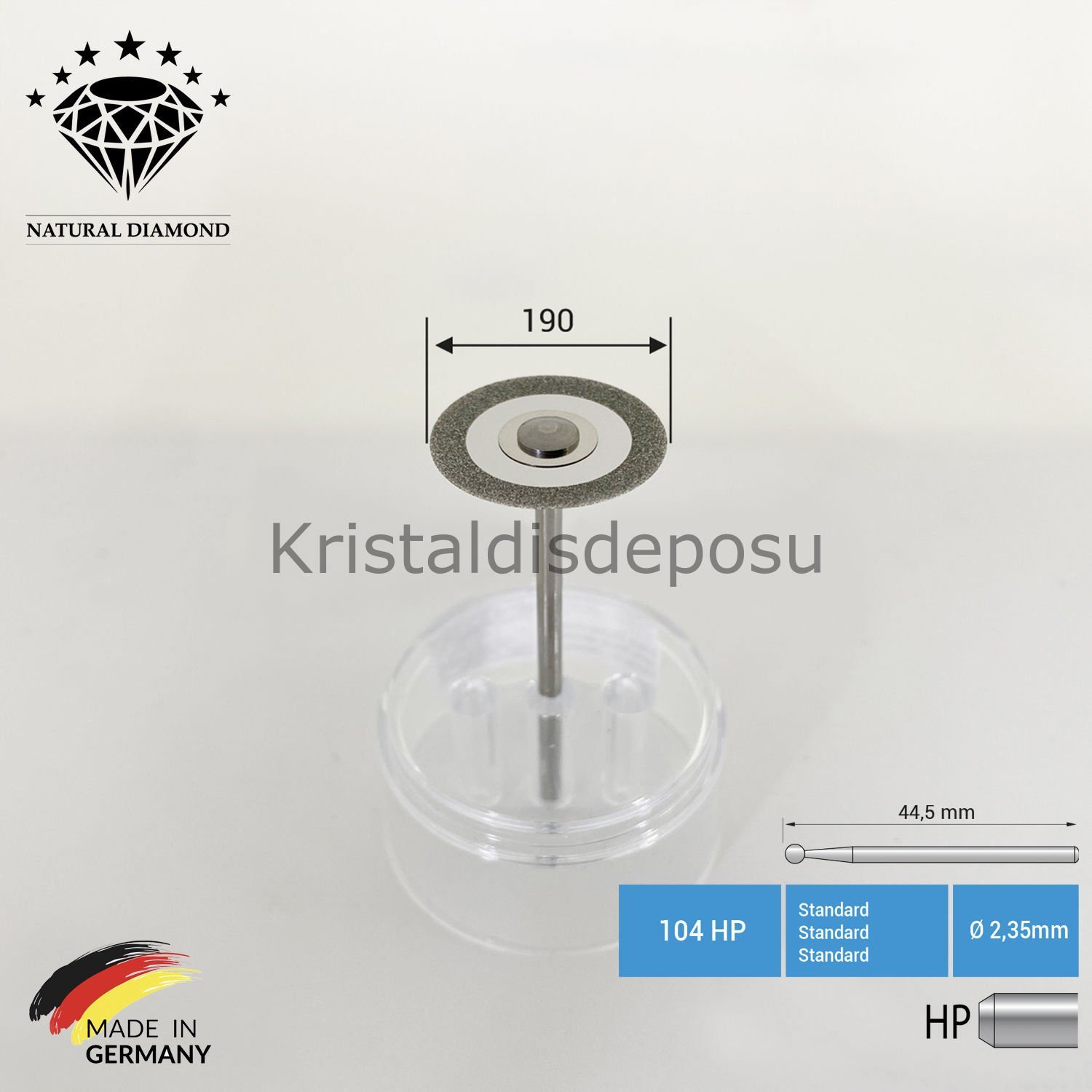 Ortho Diamond Disc Arayüz Separe - Çift Taraflı Aşındırma