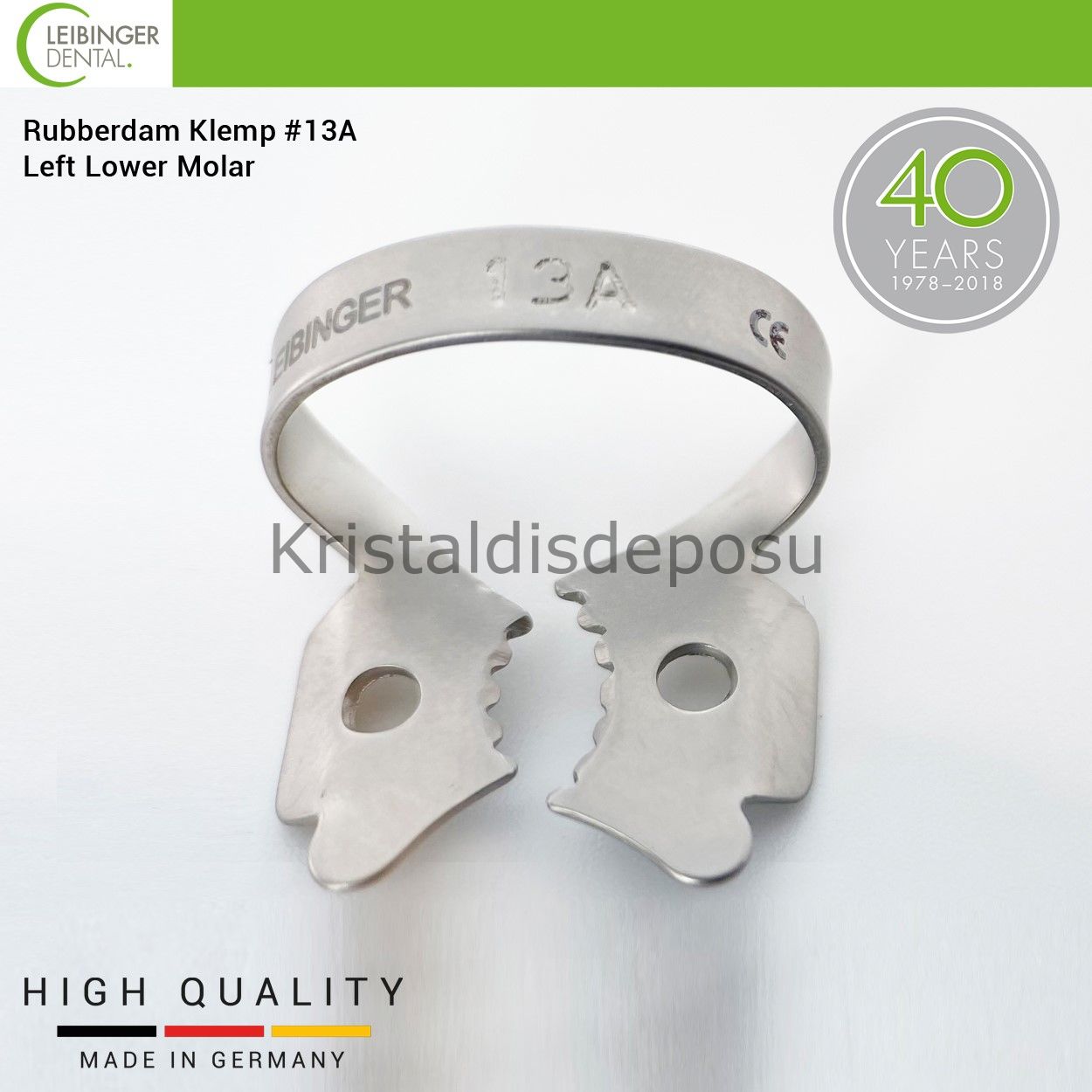 Rubberdam Klemp #13A - Left Lower Molar