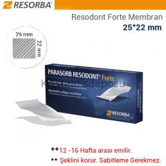 Parasorb Resodont Forte Membran - 25*22 mm
