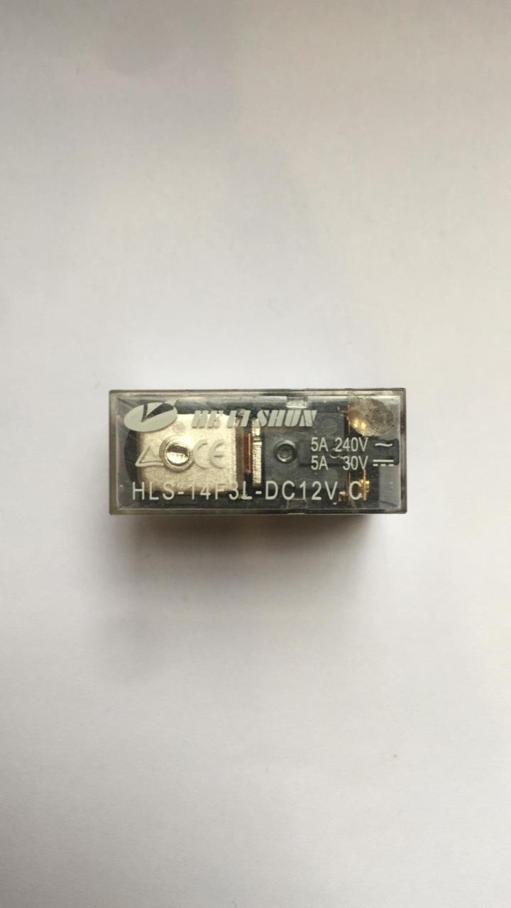 HLS-14F3L-DC12V-C    5A 12V 8 PIN    ÇİFT KONTAK FİNDER TİP RÖLE