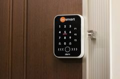 Im Smart Mini Kapı Alarmı Darbe Sensörlü Dokunmatik Ekran + Mini Işıldak
