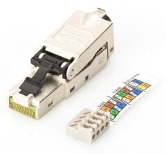 Digitus Zırhlı Saha Tipi RJ45 CAT6A Konnektör