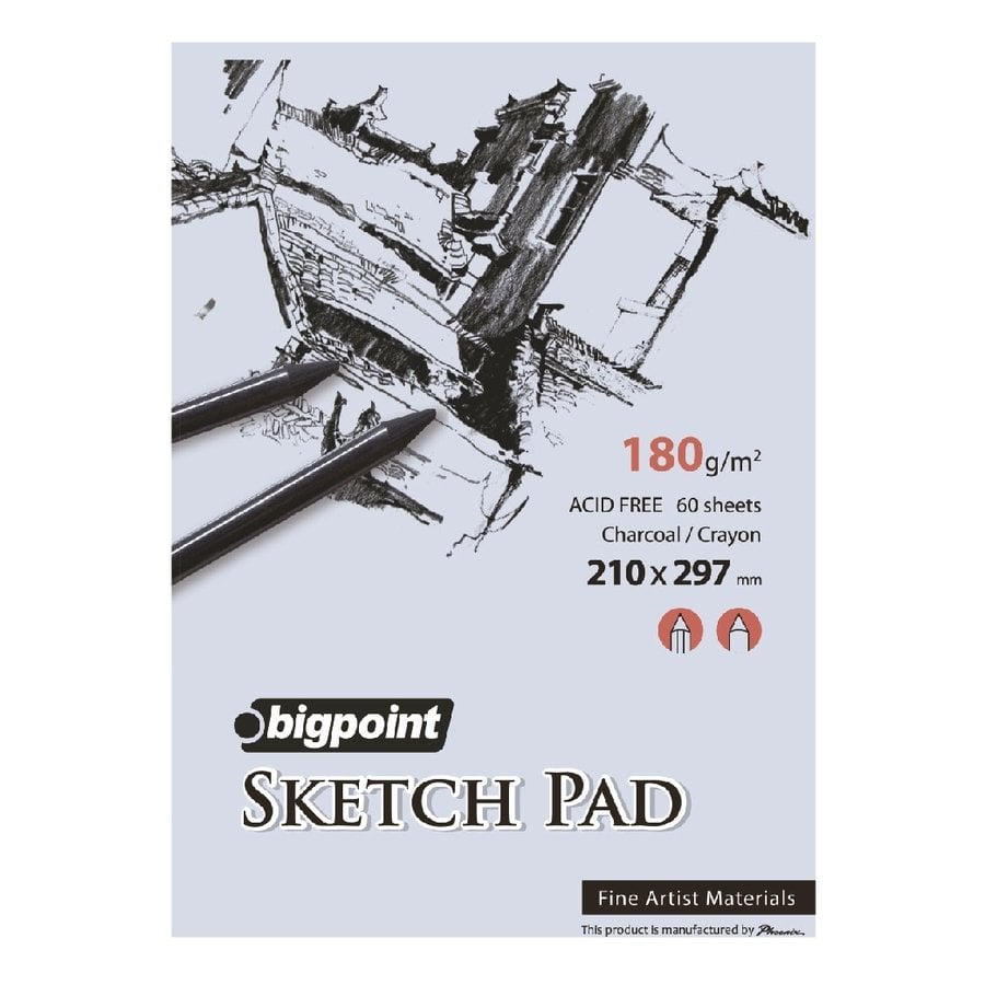 Bigpoint A4 Çizim Blok 180 Gram - 60 Yaprak (Sketch Pad)