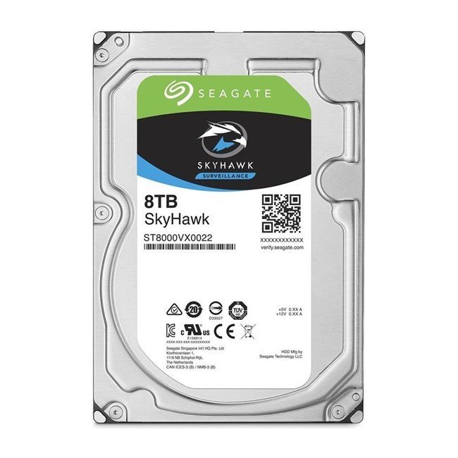 Seagate 8TB Skyhawk AI 7/24 7200 256MB ST8000VE001