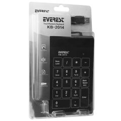 Everest KB-2014 USB Numerik Siyah Klavye