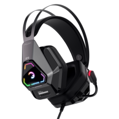 GamePower Fujin Siyah 7.1 Surround RGB Gaming Kulaklık