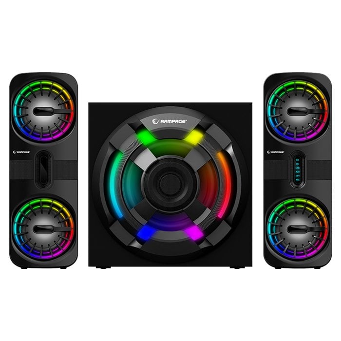 RAMPAGE RMS-311 SHARD 2+1 80W RGB LED GAM SPEAKER