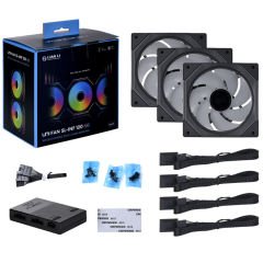 LIAN LI UNI FAN INFINITY 120-3 SİYAH KASA FANI
