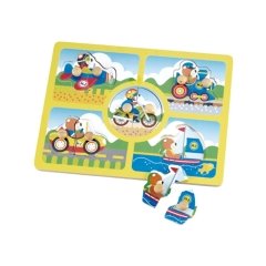 Hongji Ahşap Puzzle Taşıtlar (2)