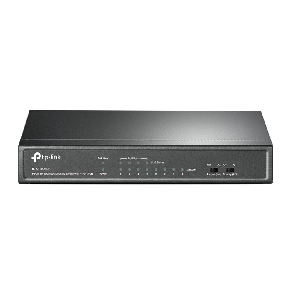 TP-LINK TL-SF1008LP 8PORT 10/100 YÖNETİLEMEZ POE SWITCH