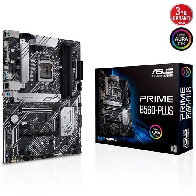 Asus Prime B560-Plus 1200P Vga Hdmi Dp