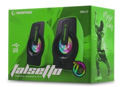 RAMPAGE RMS-G7 FALSETTO GAMİNG USB YEŞİL SPEAKER