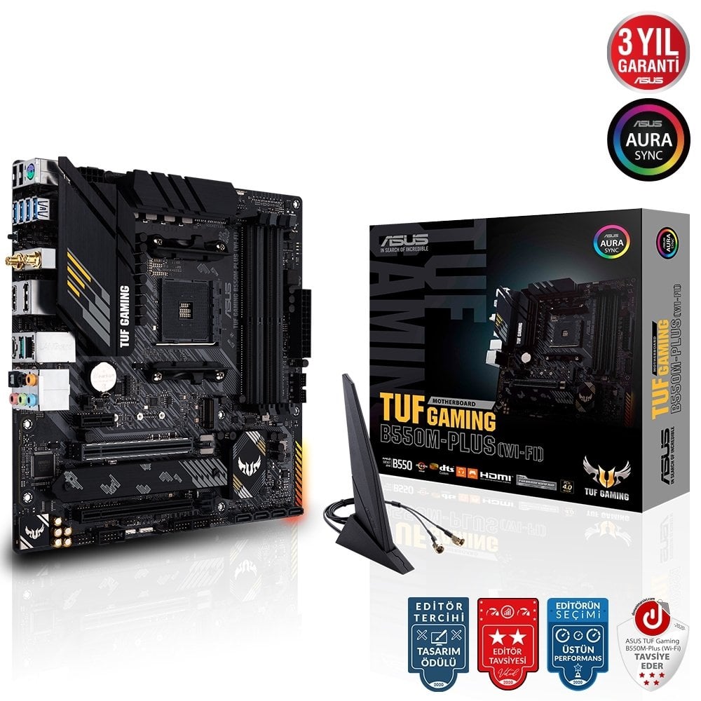 ASUS PRIME B550M-A (WI-FI) DDR4 4600Mhz mATX AM4