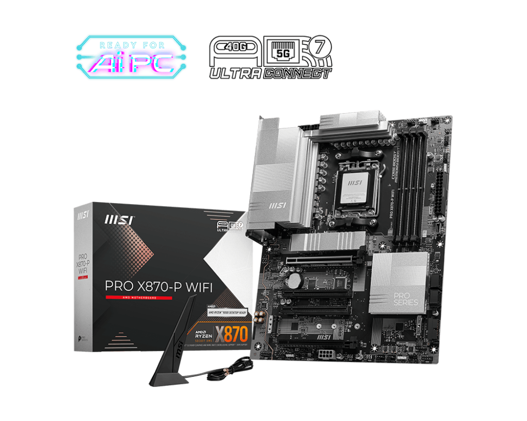 MSI PRO X870-P WIFI AMD X870 SOKET AM5 DDR5 8200