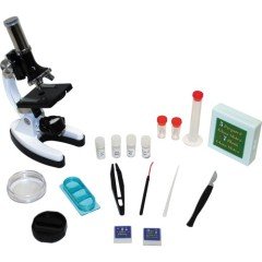 Çocuklar İçin Özel 28 Parça Mikroskop Eğitim Kiti - Taşınabilir Çantalı