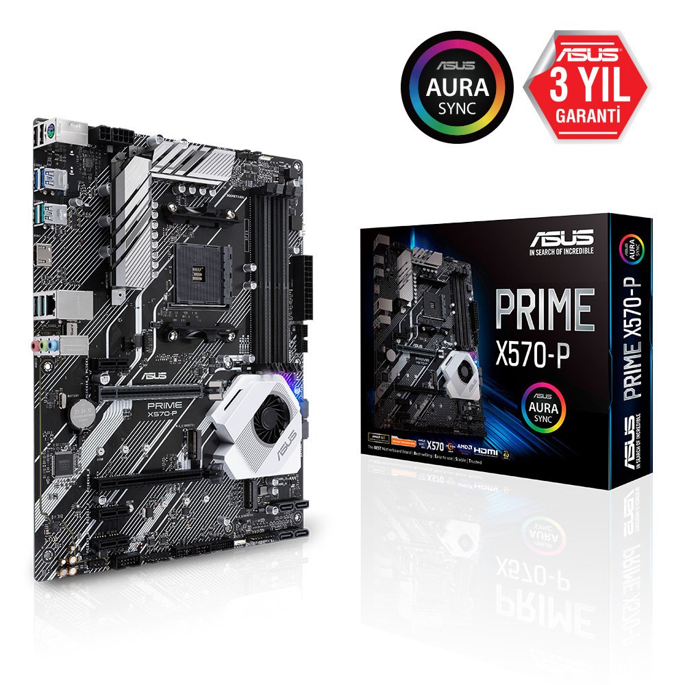 ASUS PRIME X570-P DDR4 4400MHz HDMI USB3.2 AM4