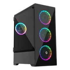 Frisby (FC-9310G) Dual-Ring RGB Fan Mid Tower