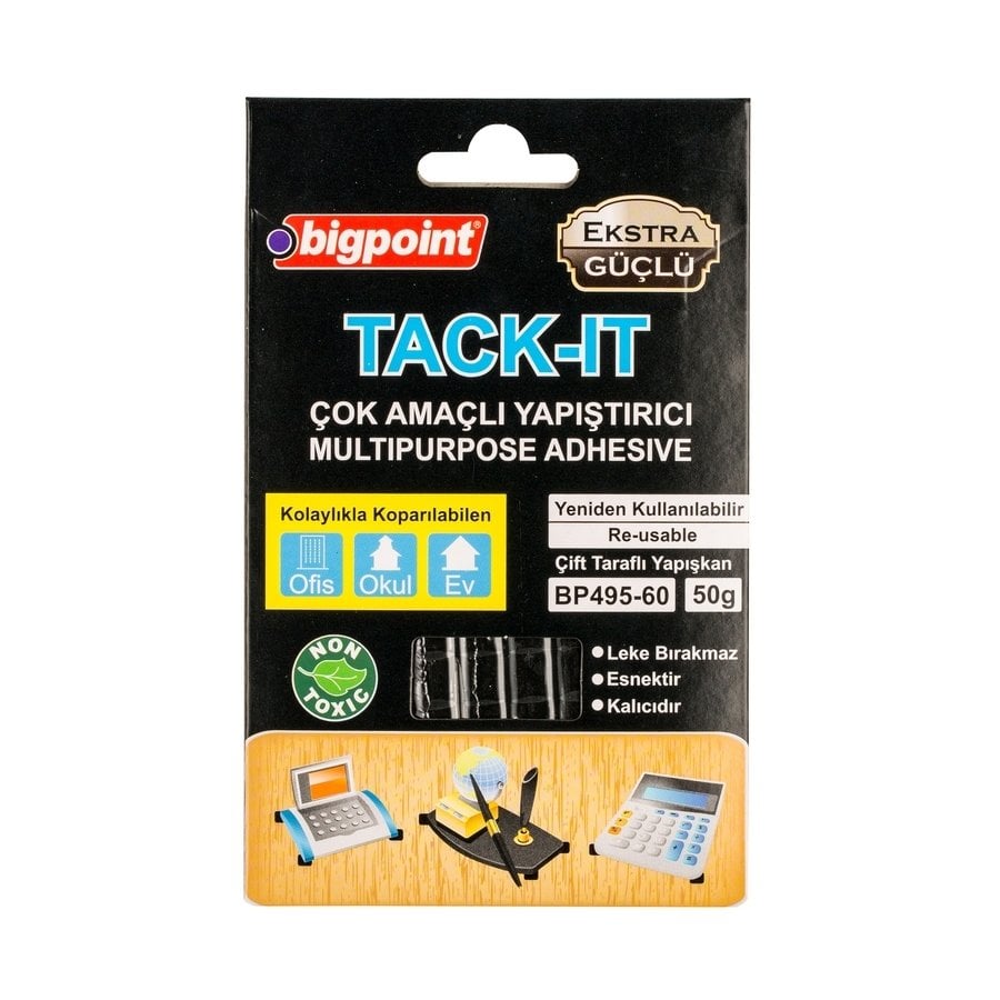 Bigpoint Extra Güçlü Hamur Yapıştırıcı(Tack-it) 50 Gram 25'li Kutu