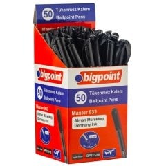 Bigpoint Tükenmez Kalem Master 1.0mm Siyah 50'li Kutu