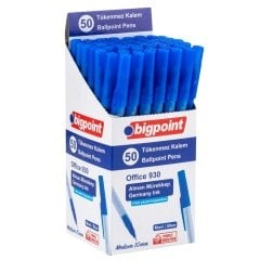 Bigpoint Tükenmez Kalem Office 1.0mm Mavi 50'li Kutu