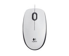 Logitech M100 Kablolu Optik Mouse Beyaz 910-005004