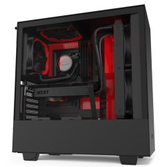 NZXT H510İ CA-H510i-BR SIYAH/KIRMIZI KASA