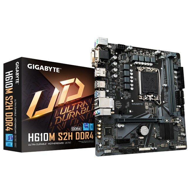 Gigabyte H610M S2H D4 1700P Vga Dvi Hdmi Dp Usb3.2