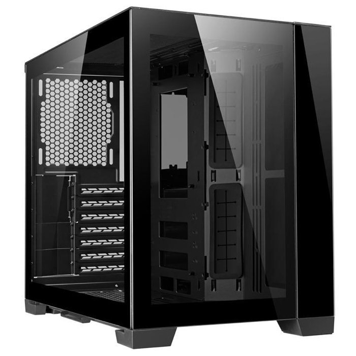 LIAN LI 011 DYNAMIC MINI BLACK MIDI ATX KASA