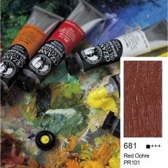 Bigpoint Cezanne Extra Fine Yağlı Boya 45 ml Red Ochre 681 6'lı Kutu