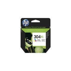 HP N9K07A No 304Xl Yüksek Kapaste Üç Renkli Kartuş