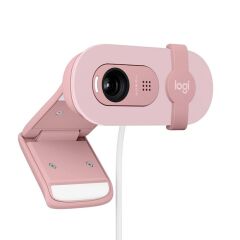 Logitech Brio 100 Pembe Full HD 1080P Mikrofonlu Webcam 960-001623