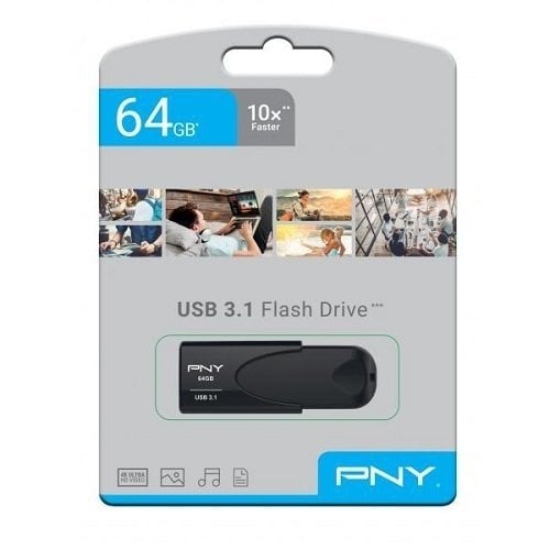 64 GB USB 3.1 PNY ATTACHE 4 USB FLASH BELLEK