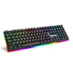 GameBooster G918 Fire Storm RGB Aydınlatmalı Kırmızı Sw. Mekanik Siyah Oyun Klavyesi