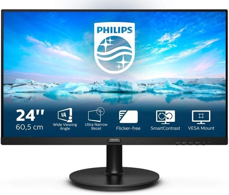 Philips 242V8LA/01 23.8'' 4ms FHD Vga Hdmi Dp MM VA